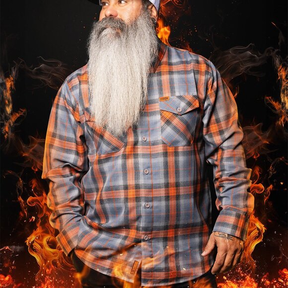 DIXXON Flannel INFERNO Limited Edition Flannel Shirt - Men's 2XL Tall - Picture 8 of 12